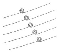 GUNGY 10 Pièces Ressorts de Torsion en Acier Inoxydable Diamètre du Fil 0,3mm Diamètre Intérieur 2mm Longueur du Bras 20mm Angle 180° 5 Tours Rotation Droite 0,3x2x20 mm