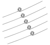 GUNGY 10 Pièces Ressorts de Torsion en Acier Inoxydable Diamètre du Fil 0,3mm Diamètre Intérieur 2mm Longueur du Bras 20mm Angle 180° 4 Tours Rotation Droite 0,3x2x20 mm