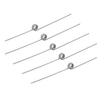 GUNGY 10 Pièces Ressorts de Torsion en Acier Inoxydable Diamètre du Fil 0,5 mm Diamètre Intérieur 3 mm Longueur du Bras 30 mm Angle 180° 4 Tours Rotation Droite 0,5x3x30 mm