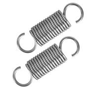 GUNGY Ressort de Traction 60mm Ressorts de Tension avec Crochets Ressorts en Acier Inoxydable Diamètre du Fil 2mm Diamètre Extérieur 18mm Force 8,3KG 2 Pièces