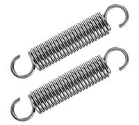 GUNGY Ressort de Traction 90mm Ressorts de Tension avec Crochets Ressorts en Acier Inoxydable Diamètre du Fil 2,5mm Diamètre Extérieur 18mm Force 12,8KG 2 Pièces