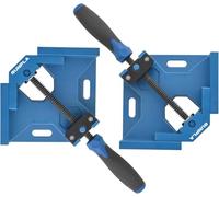 Gunpla 2pcs Serre Joint Angle Droit a 90 Degrés Alliage d'Aluminium Pince d'Angle Mâchoire Pivotante Réglable pour Travail du Bois, Soudage de Charpentier et Bricolage