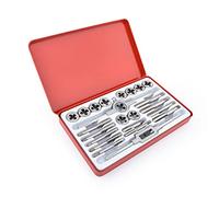 Gunpla Ensemble de tarauds et filières UNF et UNC 24 pièces SAE 1/8-1/2 pouce en alliage de tungstène et d'acier, kit d'outil de taraudage et de filetage, coupe interne et externe robuste pour filets