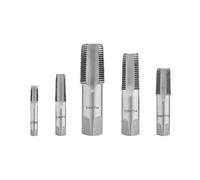 Gunpla Jeu de 5 Tarauds a Filetage NPT 1/8" 1/4" 3/8" 1/2" 3/4" Taraud de Formage de Filetage Interne en Acier Allié, Filières de Tuyaux pour Nettoyage et Réparation Filière Endommagé ou Blocage