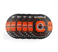 Gunpla Meules à Tronçonner Lot de 5 Disques de Coupe en Métal et en Acier Inoxydable, 115 mm X 1,2 mm X 22,2 Mm Jeu de Lames Abrasives Fines pour Meuleuses d'Angle, Métaux, Tôles de Fer