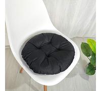 GUOCU Galettes de Chaise en Coton et Lin, Coussin de Siège Ronde,Coussins Matelassés de Sol Tatami,Carrée Coussin de Chaise pour Salle à Manger/Bureau/Jardin/Futon,Voiture Coussin D'assise 13 50x50CM