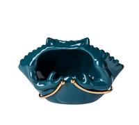 GUODDM Cendriers Muraux en Céramique, Motif Crabe Et Baleine, Structure en Fer, Installation sans Perçage, Sécurité pour Toilettes Intérieures Et Extérieures, Idéal Restauration Et La Maison(B)