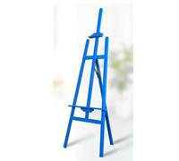 GUODDM Chevalet en Bois Simple, Présentoir en Toile De 59 Po for Affiche, Chevalet for Affiche d'art, Support for Mariage/Peinture/Accueil D'invités/activités Commerciales (sans Cadre)(Blue)