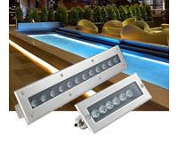 GUODDM Éclairage Paysager LED - Downlight LED D'extérieur Encastré (AC 85-265 V), Lampe D'extérieur Rectangulaire Encastrable (Sol), Spot LED Étanche IP65, Luminaire De Sol LED(Red Light,6W)