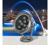 GUODDM Éclairage Submersible pour Bassin, Projecteur LED Basse Tension (AC 12 V) pour Fontaine, Lampe LED Étanche IP68 pour Piscine Et Bassins Extérieurs(Yellow,24w)