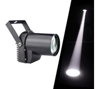 GUODDM Mini Projecteur LED - Spot Pinspot, Spot De Soirée Motorisé, Spot De Scène Blanc 3 W pour Boule À Facettes, Éclairage De Scène pour KTV Et Bars(Yellow,A)