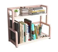 GUODDM Organisateur De Rangement pour Bureau, Étagère De Bureau, Organisateur pour Fournitures De Bureau Et Objets Décoratifs, Solution De Rangement Gain De Place(Pink,50cm)