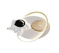 GUODDM Plafonnier À Intensité Variable pour Chambre d'enfant, Lustre Moderne Encastré, Design Astronaute Créatif pour Chambre d'enfant