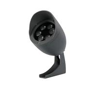 GUODDM Projecteur Del, 110-240 V, Faisceau Extérieur, Étanche, Longue Portée, pour Éclairage Mural Étroit sur Mât(Red,6W(AC100-240V))