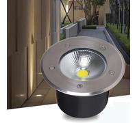 GUODDM Projecteur LED D'extérieur Encastré, Éclairage Souterrain AC 111-240 V, Éclairage De Jardin Paysager Étanche IP65, Projecteurs COB Enterrés(Warm Light,50w)