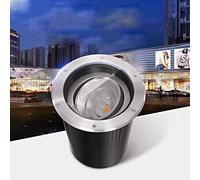 GUODDM Projecteur LED Encastré Au Sol - Angle D'éclairage Réglable À 15°, Projecteur De Jardin Haute Luminosité À LED COB 85-265 V, Étanche IP67(Warm White,30W)