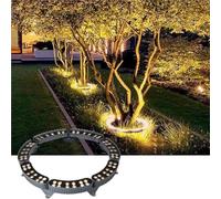 GUODDM Projecteur LED pour Arbre - Éclairage Paysager Extérieur, Projecteur Étanche IP65 pour Arbre De Jardin, Projecteur D'éclairage Paysager LED Coloré pour Arbre(Warm Light,7PCS(84W))