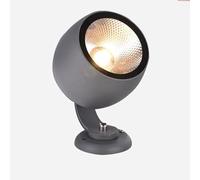 GUODDM Projecteur Rotatif - Éclairage De Pelouse, Projecteur pour Arbres De Parc À 270°, Lampe D'extérieur Décorative Ronde, Étanche IP65(B- White,220(30W))