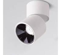 GUODDM Spot Encastré Del pour Plafond, Étanche IP65, Projecteur Pliable À Montage en Surface pour Extérieur/Balcon/façade De Magasin/auvent D'hôtel/terrasse(A-Warm Light,(111-240V) 7W)