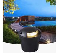 GUODDM Spots LED Encastrés pour Extérieur - AC 85-265 V, Éclairage Latéral sans Éblouissement(Warm Light,6W)