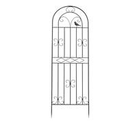 GUOGLZ Treillis De Jardin pour Plantes Grimpantes, 120cm 150cm 180cm Cadre en Métal Antirouille pour Pot pour Pelouse Fleurs Légumes Fruits(1pcs X 50X150cm)