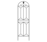 GUOGLZ Treillis Jardin 180cm 200cm Antirouille Fer Vignes en Pot Légumes Fleurs Patio Panneaux De Grille en Treillis Plante Grimpante Exterieur pour Lierre Roses Concombres(180cm)