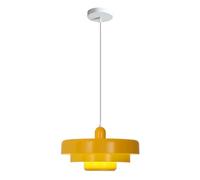 GUOGUOSM Lustre à une tête avec culot E27, suspension en métal de style industriel, plafonnier encastré, idéal pour la décoration de salon, chambre ou bar.