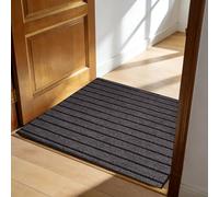 GUOLIXIA Paillasson Attrape Poussière 70 x 95 cm Interieur et Extérieur Antidérapant Absorbant Tapis Entree Interieur Absorbant Lavable en Machine Chambre, Cuisine, Couloir, Gris