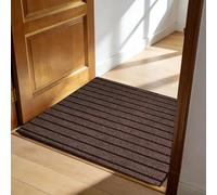 GUOLIXIA Paillasson Attrape Poussière 70 x 95 cm Interieur et Extérieur Antidérapant Absorbant Tapis Entree Interieur Absorbant Lavable en Machine Chambre, Cuisine, Couloir, Brun