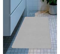 GUOLIXIA Tapis de Bain Diatomite Antidérapant 50 x 75 cm Super Absorbant Tapis de Bain Antidérapant Facile à Nettoyer pour La Salle de Douche, Baignoire Ou comme, Gris Clair