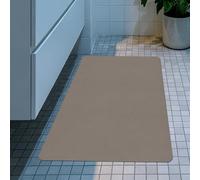 GUOLIXIA Tapis de Bain Diatomite Antidérapant 70 x 95 cm Super Absorbant Tapis de Bain Antidérapant Facile à Nettoyer pour La Salle de Douche, Baignoire Ou comme, Brun