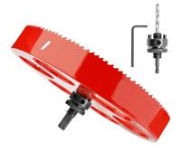 GUOQEE Scie-cloche en acier rapide HSS bi-métal pour bois, contreplaqué, PVC, cloison sèche et tôle - 240 mm