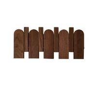 GUOXIAD Portant À Vêtements avec Crochets Pliables, Porte-clés De Piano Dissimulable, Crochet Mural for Manteau À Fixer Derrière Une Porte, Portant for Vêtements D'entrée De Chambre(Walnut,4 Hooks)