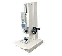 guoyjmm Banc D'essai de Force Numérique, Dynamomètre de Traction-Compression 10 N-1000 N, Commande par Volant, Course 270 mm, avec Échelle Numérique et 2 Pinces 50N