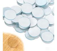 GUOYOU 100 Pièces Tampons de Table en Verre,Patin Antiderapant Tampon Antidérapant Silicone Amortisseur Porte Placard Entretoises Transparentes Tampon Meuble,Antidérapants Anti Rayures Dessus Verre