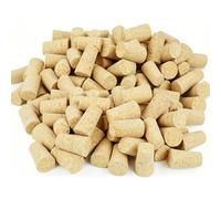 GUOYOU 50 Pièces Naturel Colmaté Bouchon Bouteille Vin, Travaux Manuels Bouchon Liege, Coniques Bouchons, Réutilisables Remplacement Wooden Cork Lids pour Bricoler Décorer 22 x 17 x 35MM