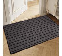 GUOZHEN Tapis de Porte 95 x 120 cm Antidérapant Entretien Simple Paillasson Easy Facile à Nettoyer Paillasson, Couloir, Entrée, Cuisine, Chambre, Gris