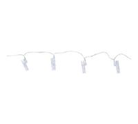 Gurilande Lumineuse Led Avec Clip, Jaune Lumineux, 390cm, 25 Led's Avec Clip, 1pc