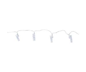 Gurilande Lumineuse Led Avec Clip, Jaune Lumineux, 390cm, 25 Led's Avec Clip, 1pc