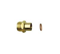 Gurtner - Raccord butane et/ou propane - Mamelon NF Mâle 20x150 - à souder sur tube Cuivre Ø10 - Butane / Propane