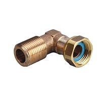Gurtner - Raccord gaz naturel - Raccord coudé 90° à joint plat gaz - écrou G1/2" - sortie Mâle G1/2" (15/21) - Gurtner