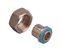 Gurtner - Raccord gaz naturel - Sachet de 2 raccords 2 pièces Joint Plat GAZ G1" (26/34) à braser sur cuivre Ø22 - Gurtner