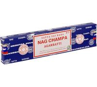 Guru-Shop Nag Champa, Nagchampa Bâtonnets D`encens - Sai Baba Satya 40 g, Bleu, Bâtonnets D`encens Indiens