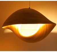 Guru-Shop Plafonnier/lampe de Plafond Design, Fait Main à Bali à Partir de Bambou - Modèle Bambusa 4/50 cm, Lerotin, Lampes Suspendues en Matériaux Naturels