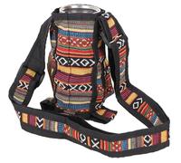 GURU SHOP Sac pour bouteille d'eau, porte-bouteille ethnique | 100 % coton, unisexe, pour bouteilles en PET de 1,5 l, design unique, idéal pour les déplacements