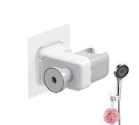 Gurwen Support Pommeau de Douche san Percage Angle Réglable Auto-Adhésif | Support Douchette, Accroche Pommeau de Douche, Convient à un Usage Domestiqu la Salle de Bains, Capacité Maximale de 3 kg