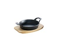 Gusseisen-Servierpfanne Ø 12 CM, Noir, pour Tous Types Avec Induction