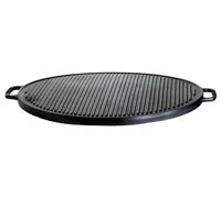 Gusseisenkuss® Plaque de gril en fonte Ø 41 cm Plaque en fonte Plancha striée/lisse