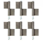 Gustav Alberts Bande de construction 160x50x Ø 16x80mm acier brut type KO4 en 2 parties - 414450