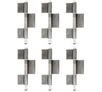 Gustav Alberts Bande de construction 240x50x Ø 16x70x100mm acier brut type KO8 en 3 parties - 414481